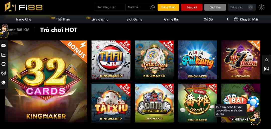 FI88 Sảnh Casino online đa dạng