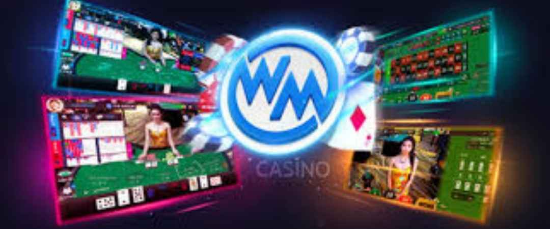 Logo của WM casino đơn giản nhưng rất nổi bật